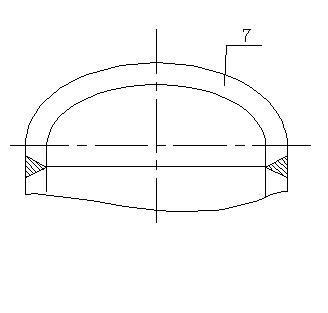 Reusable welded hydraulic cover of boiler and pressure vessel and manufacturing method of reusable welded hydraulic cover