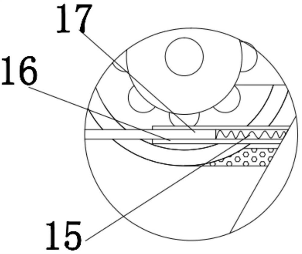 An integrated sorting and recycling device for construction waste