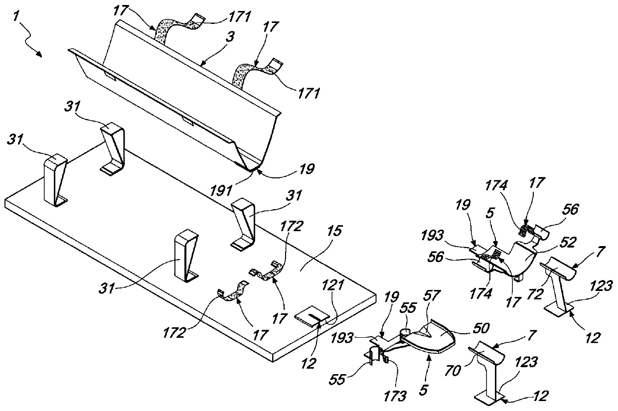 Veterinary fixing device for imaging diagnosis of feline