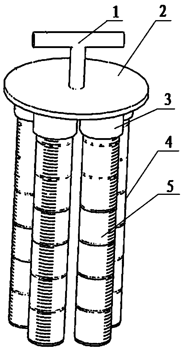 Automatic layered sludge collection device