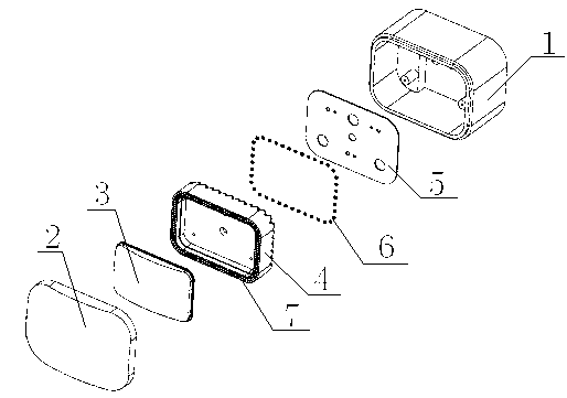 Multi-virtual image laminating type light emitting lamp