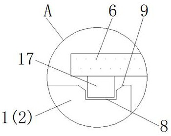 Oil leakage prevention supporting bearing