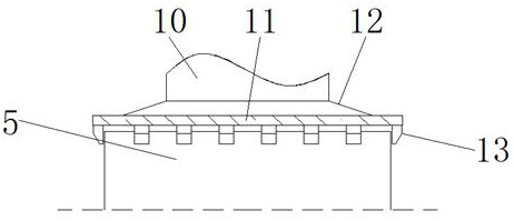 Oil leakage prevention supporting bearing