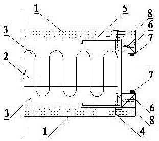 Construction method of a unit-assembled skeleton partition system