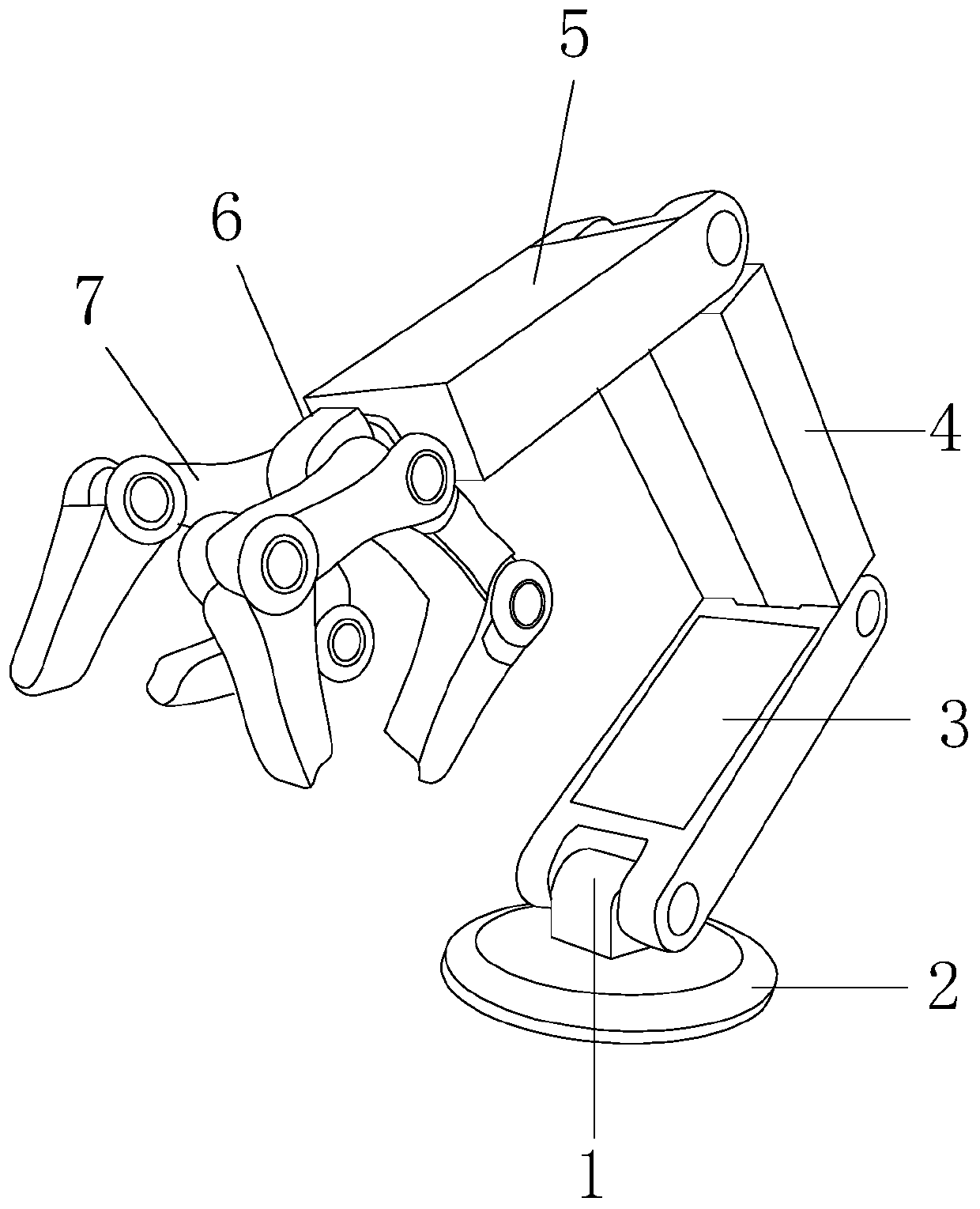 A photoelectric positioning device for a construction manipulator