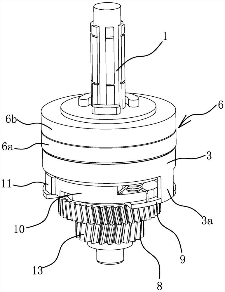 Speed-change mechanism of variable-speed transmission
