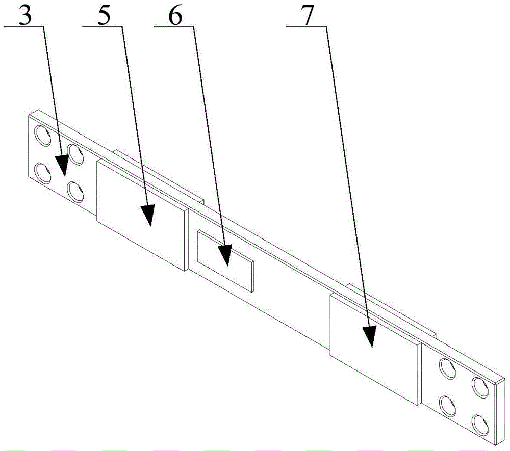 Device and method for vibration detection and control of parallel platform based on laser displacement sensor