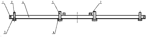 Locomotive main generator delivery supporting device