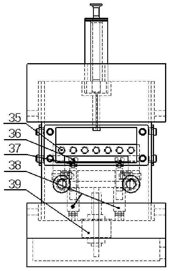 High-temperature contact angle and surface tension testing device, testing system and testing method