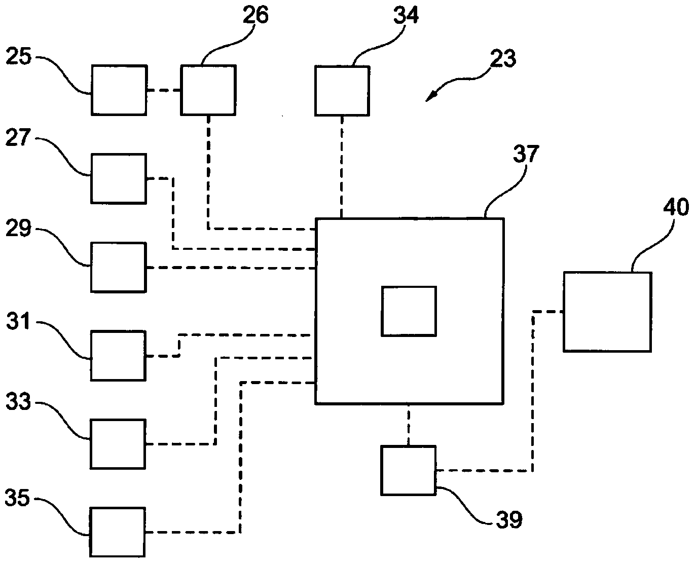 Computer network for monitoring and controlling storage facilities comprising load state device and user detection device