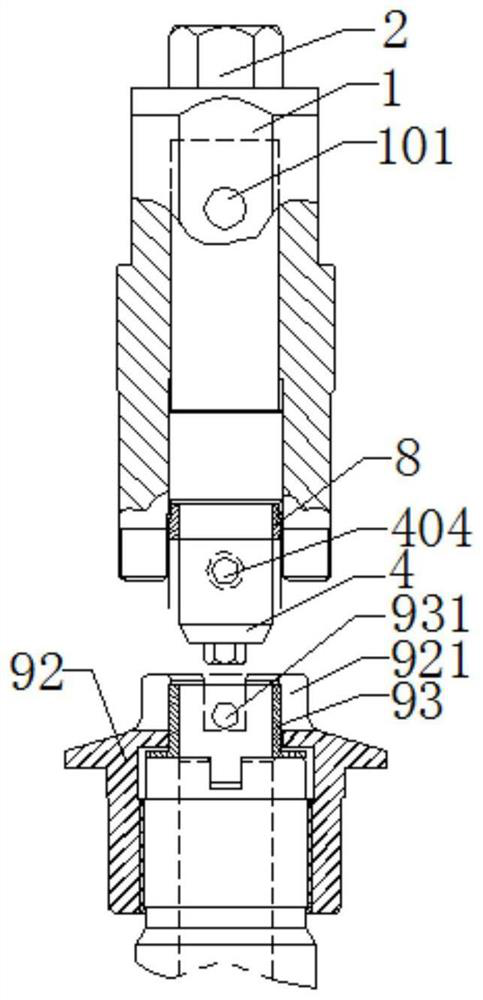 Locking nut assembling tool assembly for aircraft actuator cylinder maintenance