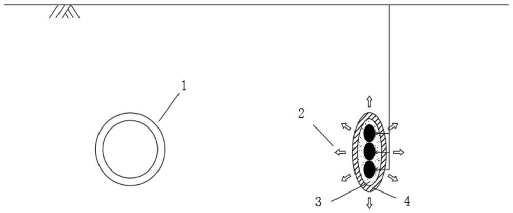 Evaluation method for grouting deviation correction effect for horizontal deformation of shield tunnel