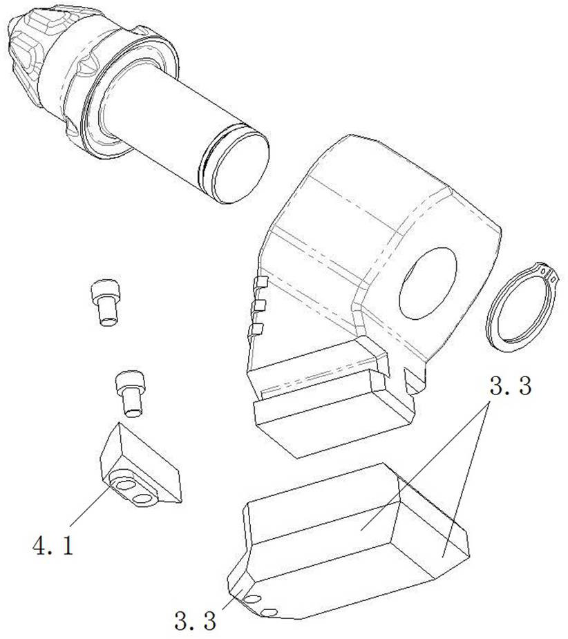 A detachable cutting tool assembly