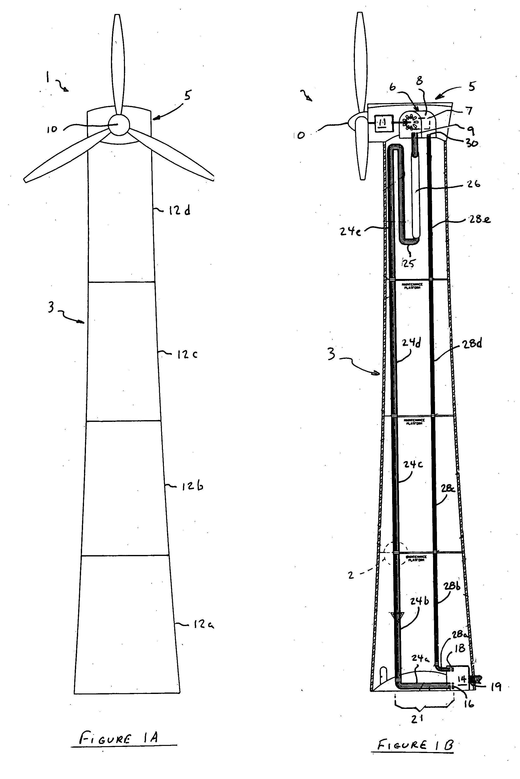 Windmill cable system and method