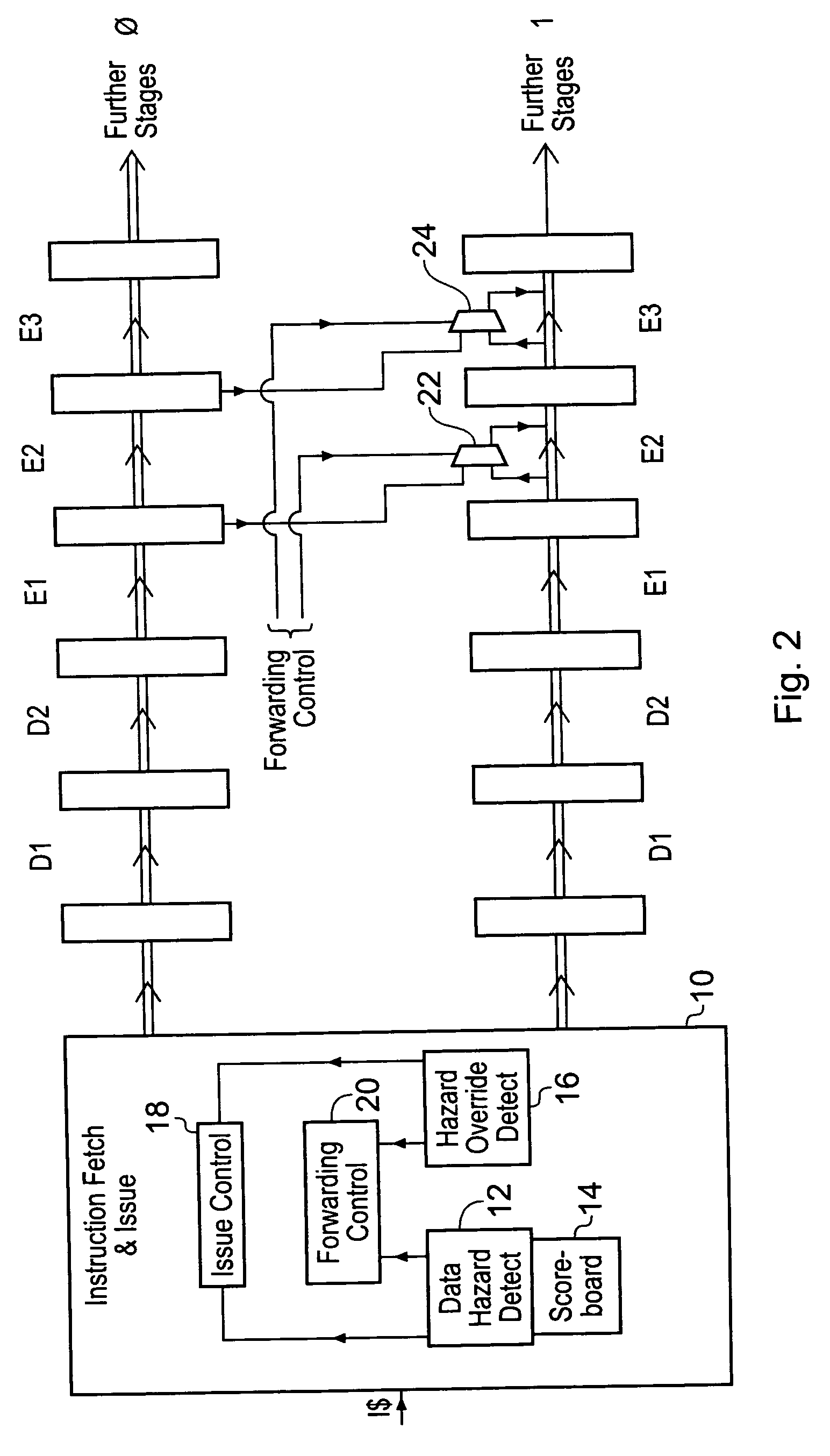 Instruction issue control within a superscalar processor