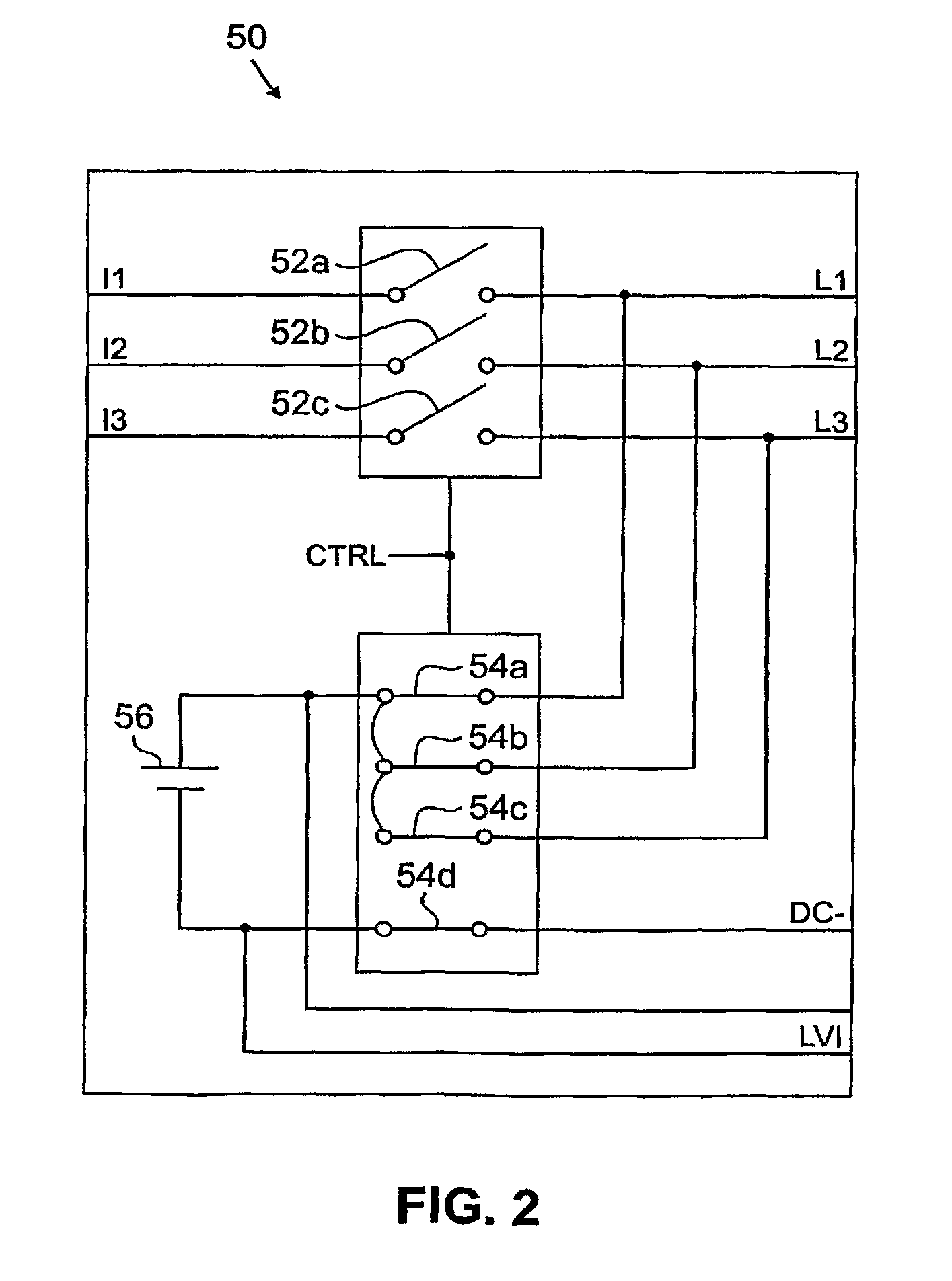 Elevator system including regenerative drive and rescue operation circuit for normal and power failure conditions