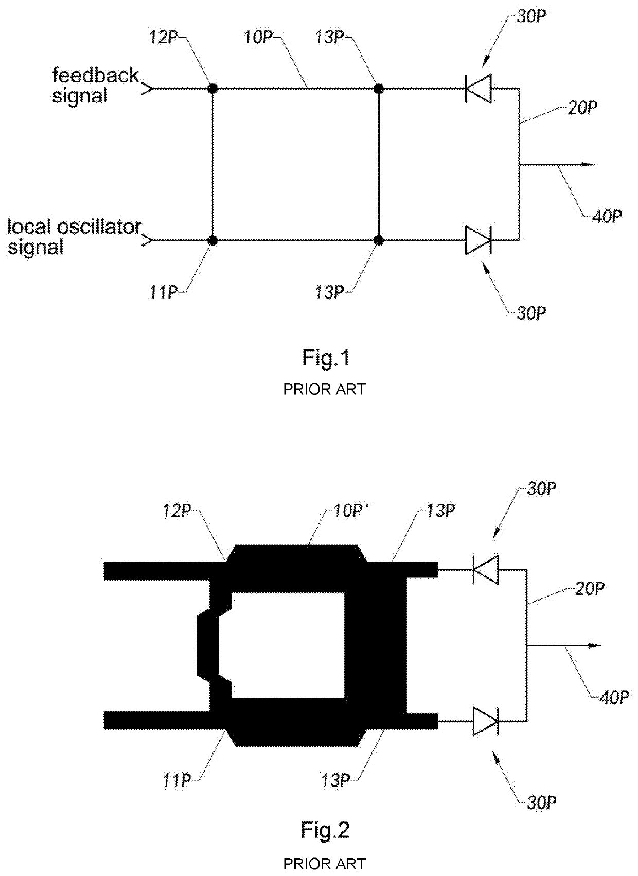 Microstrip mixer and microwave-doppler detecting module