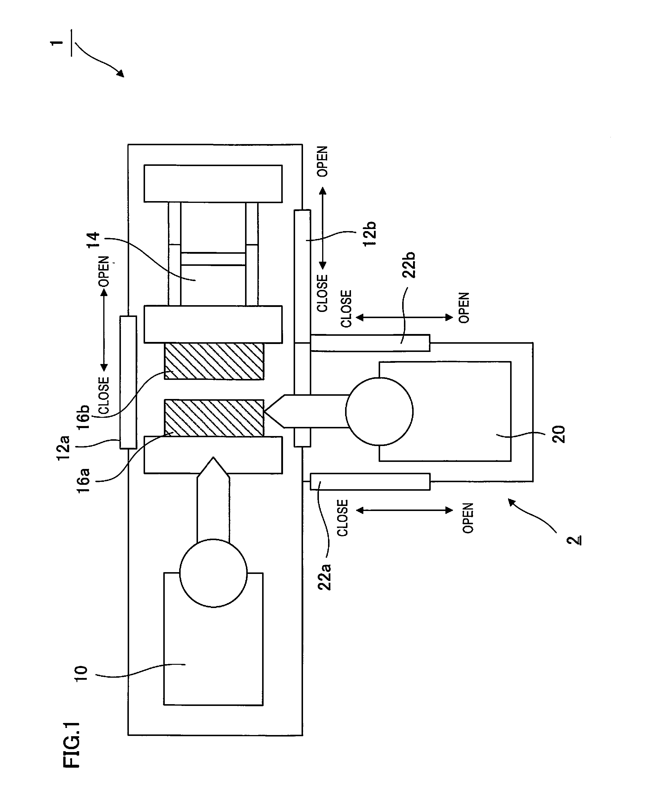 Injection molding system with additional injection device