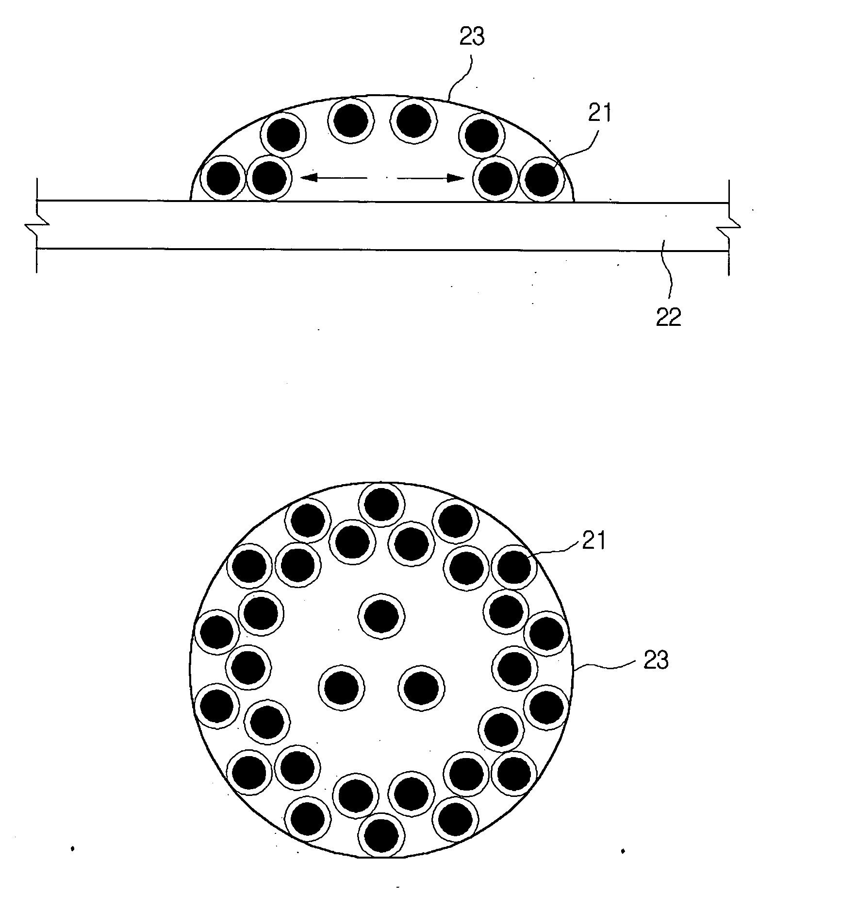 Nanoparticles, conductive ink and circuit line forming device