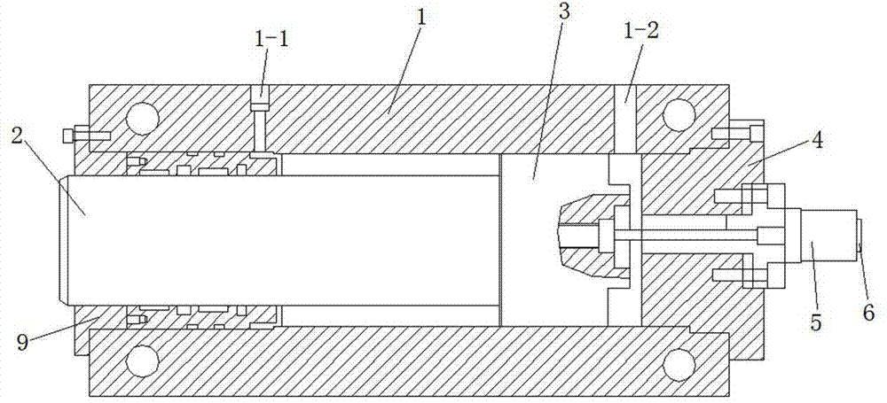 Four-corner leveling device of novel rapid hydraulic machine
