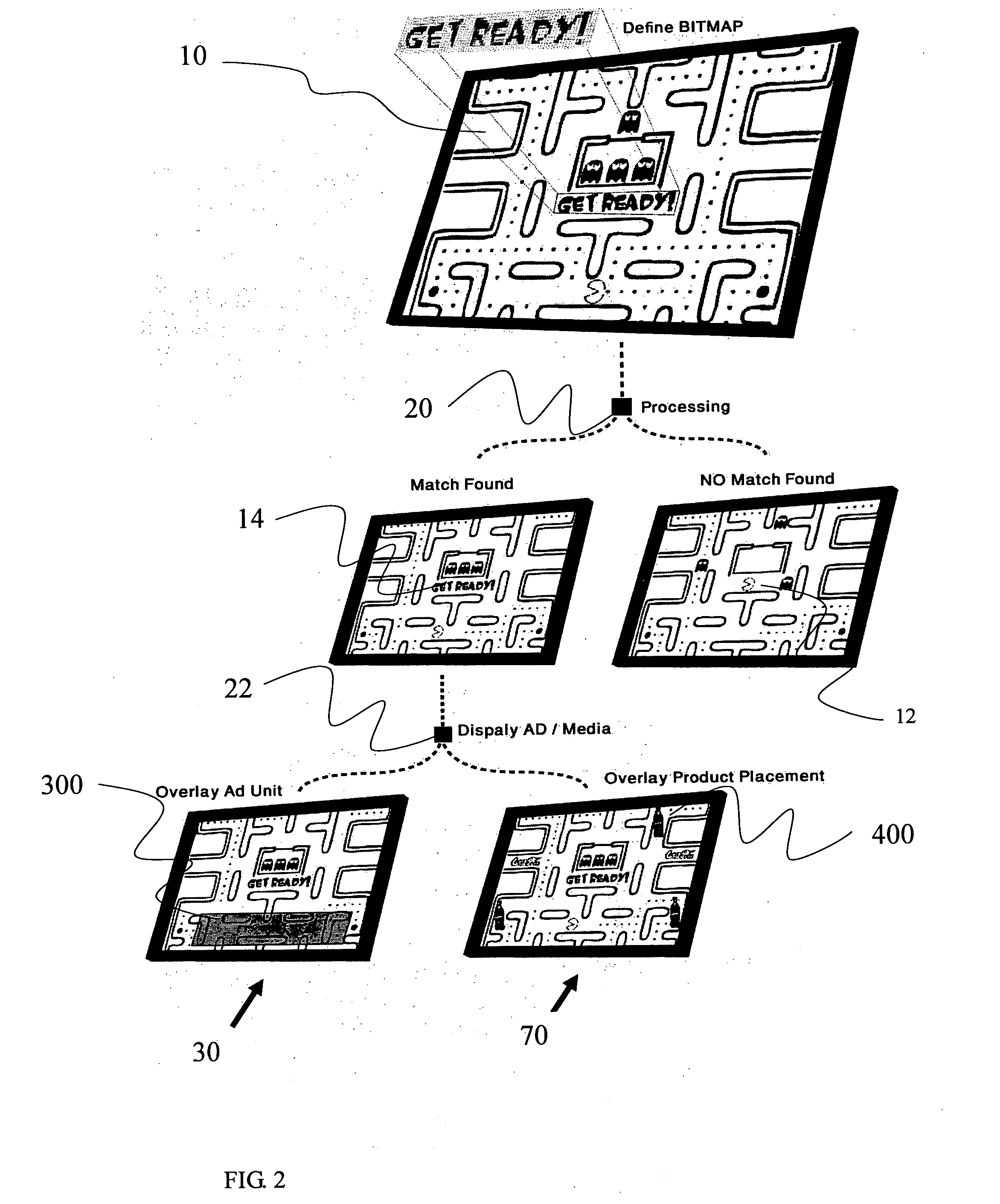 System and method for precision placement of in-game dynamic advertising in computer games