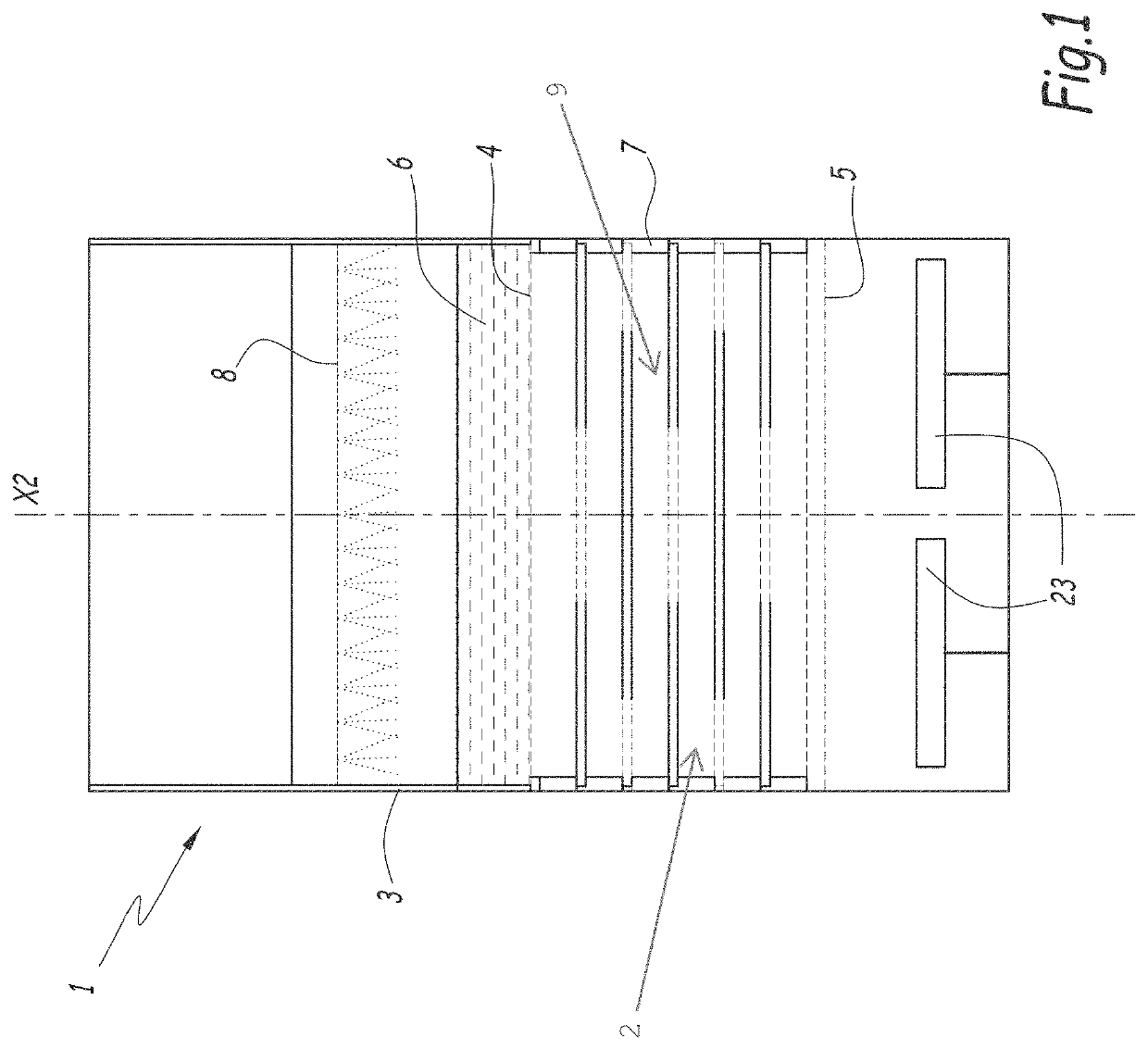 Device and method for extracting soluble substances dissolved in an aqueous solution