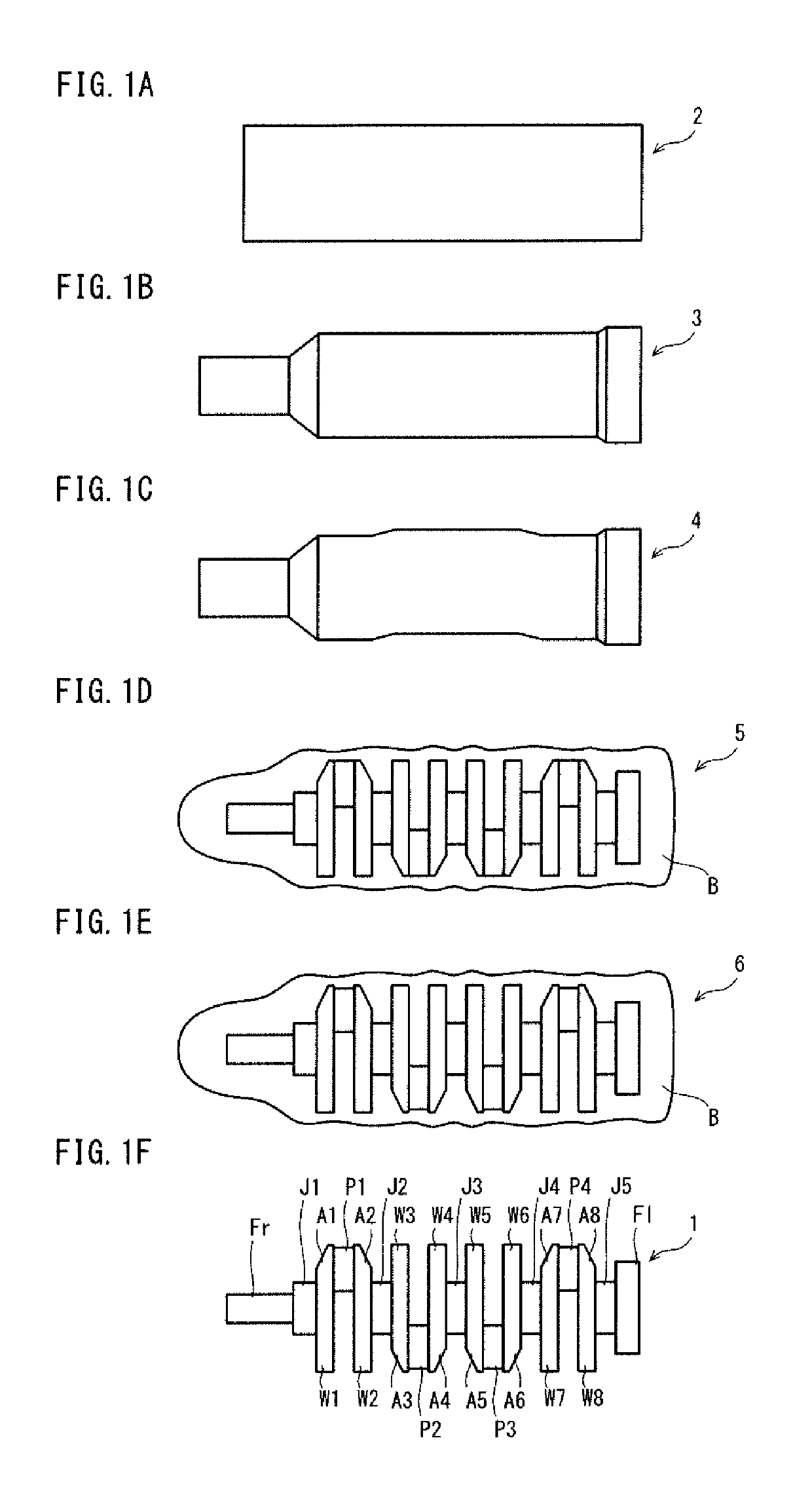 Method for producing forged crankshaft