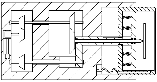 Efficient wall face grinding device for architectural decoration and finishing