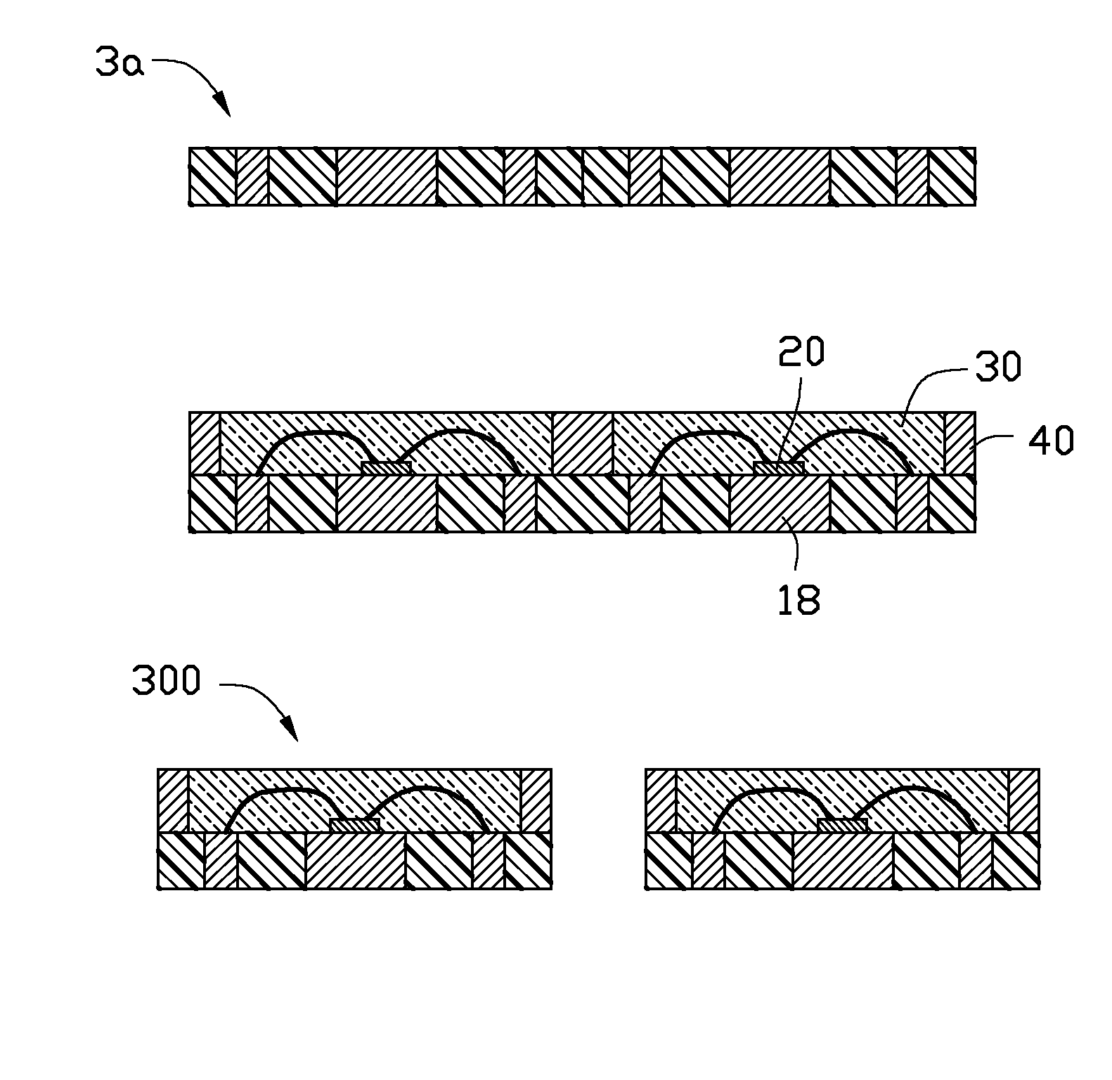 Method for manufacturing LED package and substrate thereof