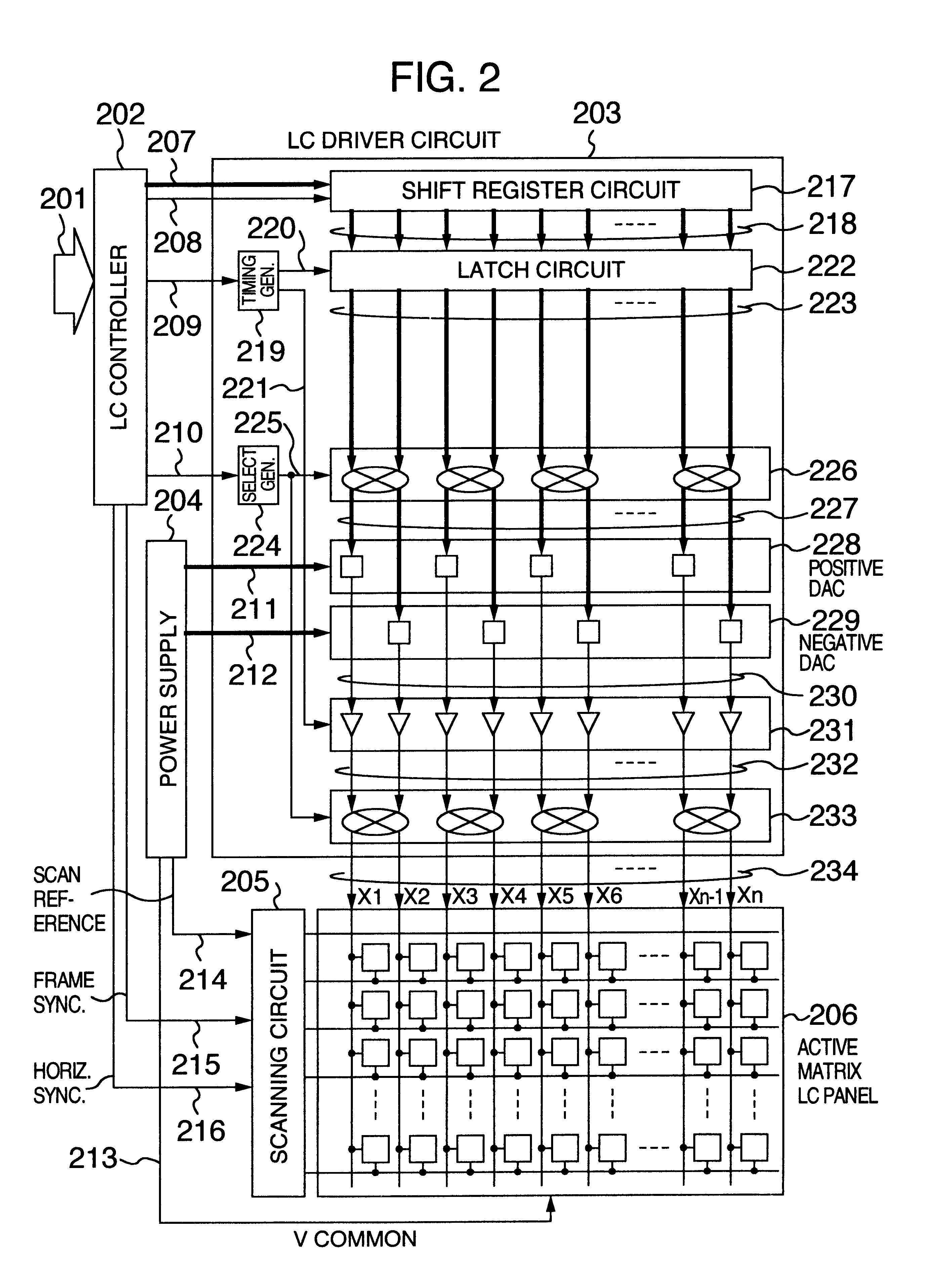 Liquid crystal driver circuit and LCD having fast data write capability