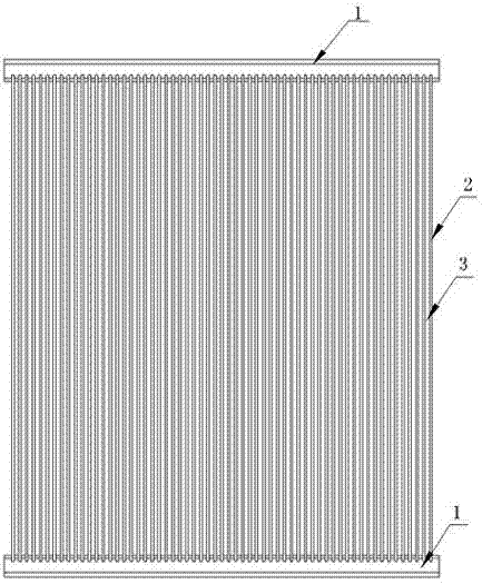 Radiating tube of oil radiator and production method thereof