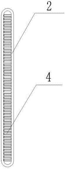 Radiating tube of oil radiator and production method thereof