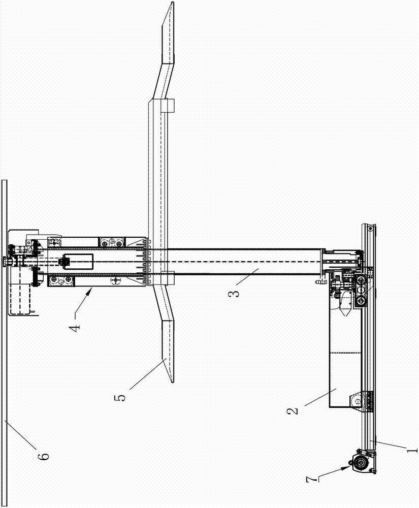 Reliably movable lifting stopping device