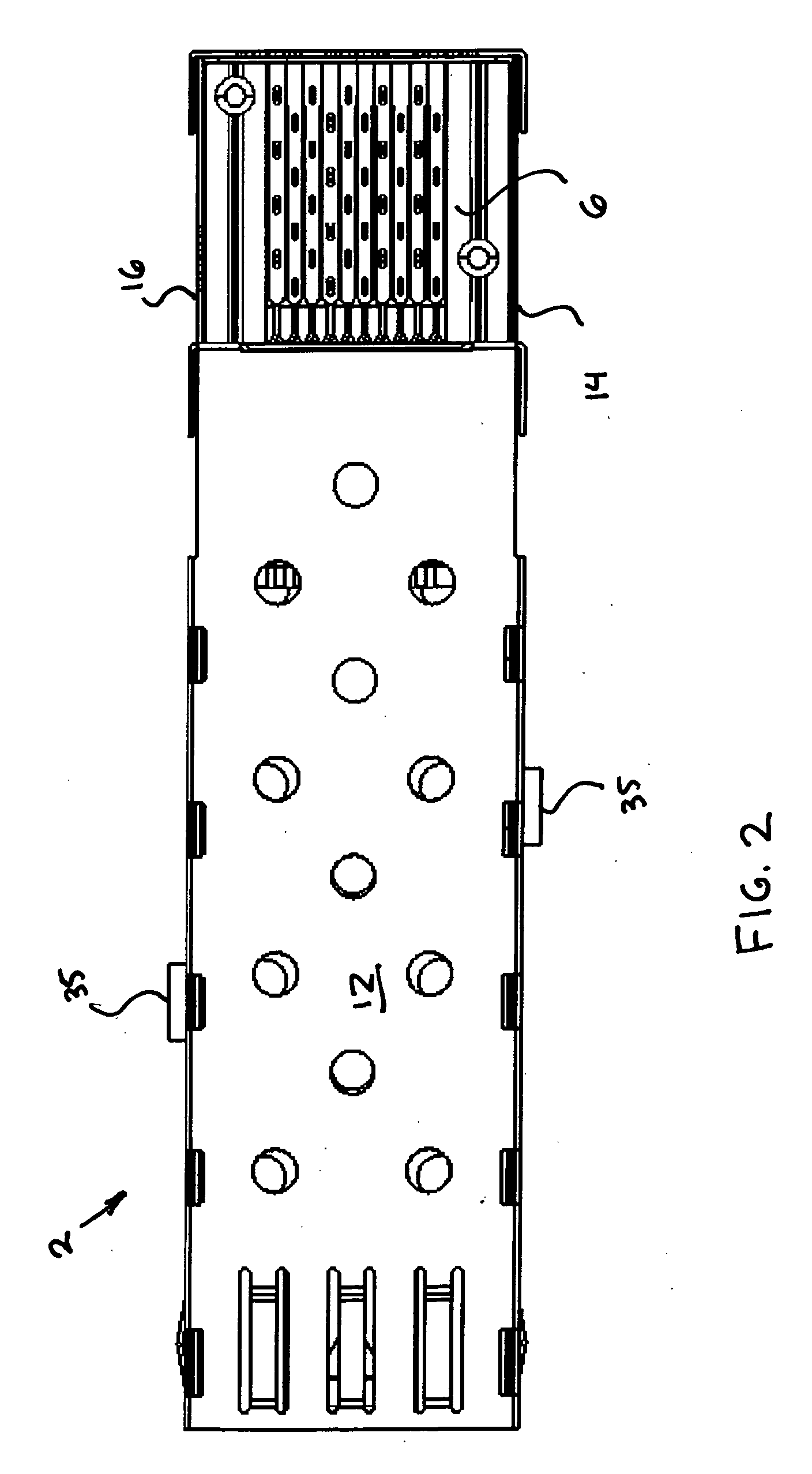 Low-profile connector assembly and methods