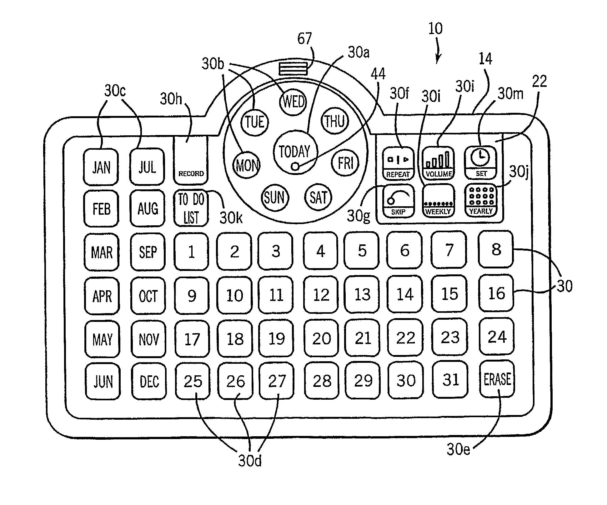 Electronic Message Calendar