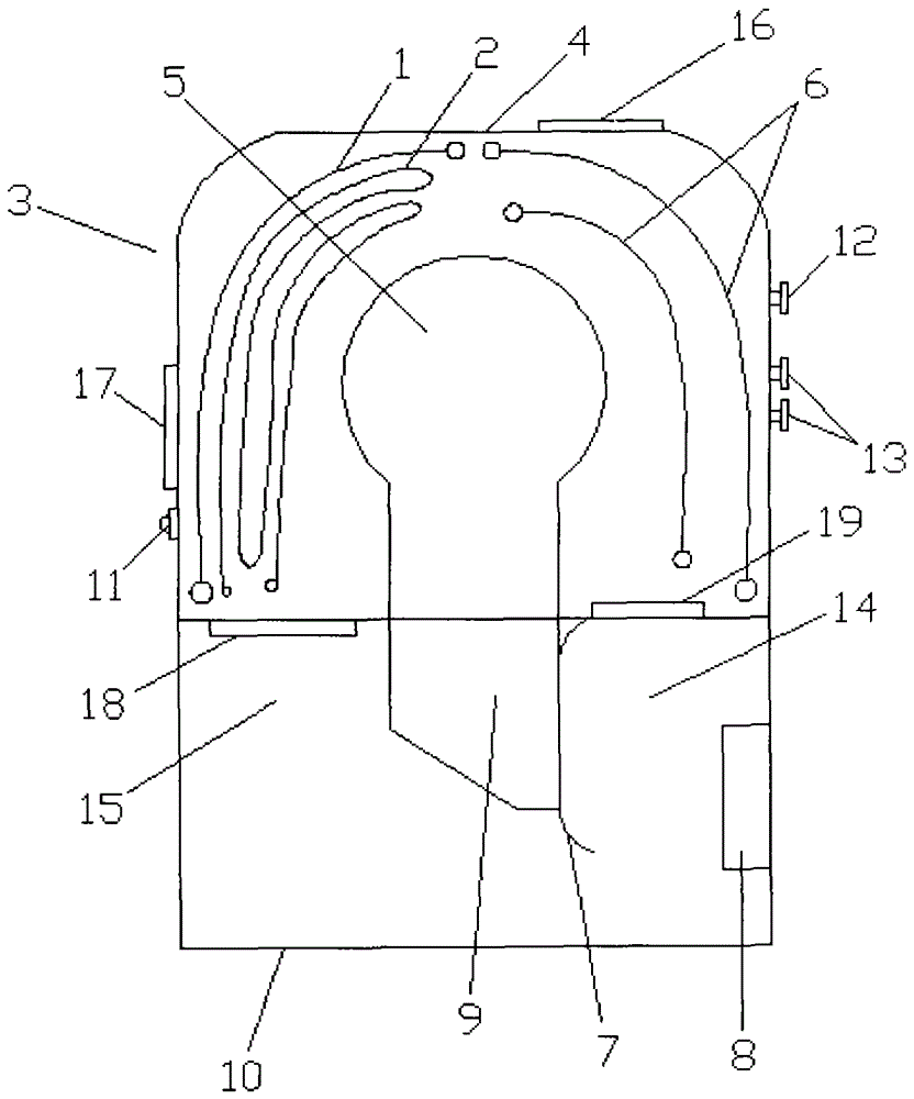 A silk reeling rope threading water tank device and temperature control method
