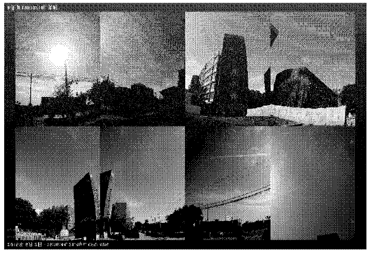 Panoramic image acquisition system, device and method for measuring skyline based thereon