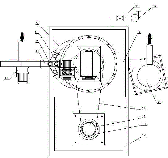 Closed loop balance wheel pulse sand making machine and sand making method