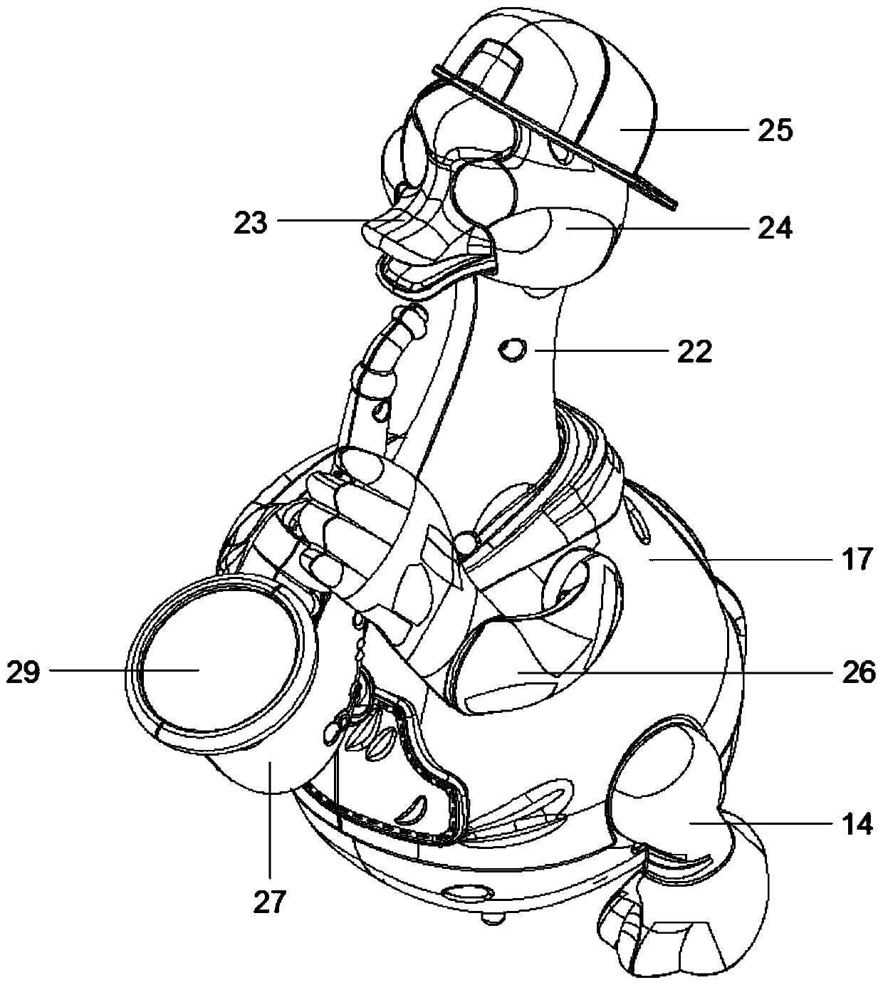 Toy electric goose