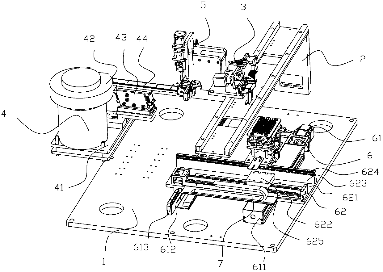 Medical detection test tube rubber plug conveying and assembling mechanism