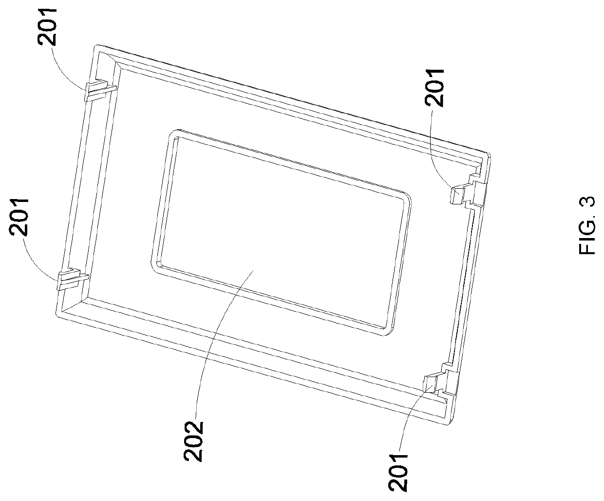 Faceplate for use with a ground fault circuit interrupter device and related gfci assembly