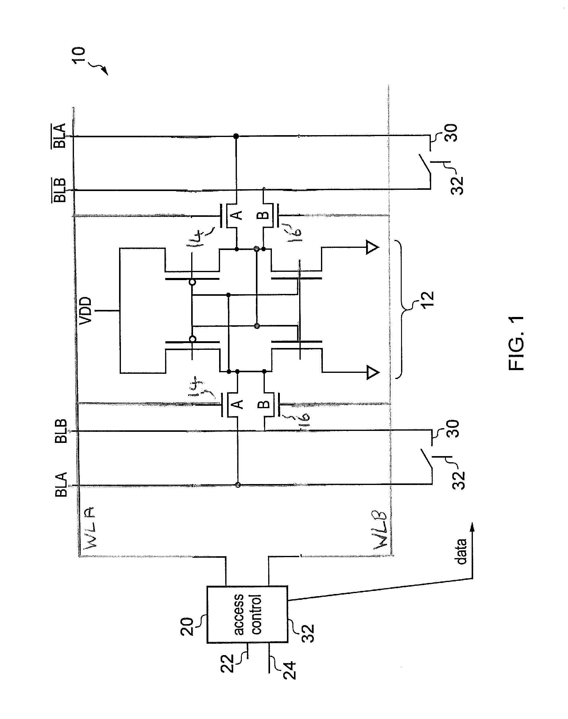 Write assist in a dual write line semiconductor memory