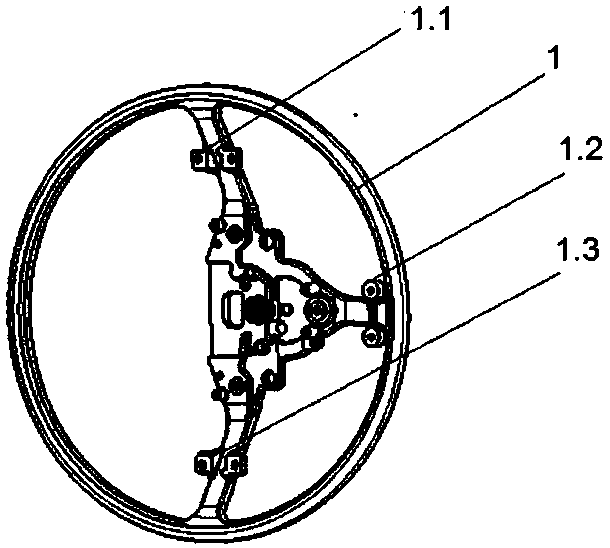 A Steering Column Structure for Preventing Idle Vibration