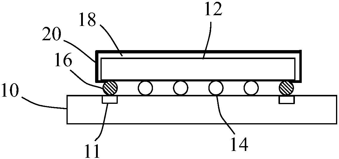 Wafer level metal shielded packaging structure and manufacturing method thereof