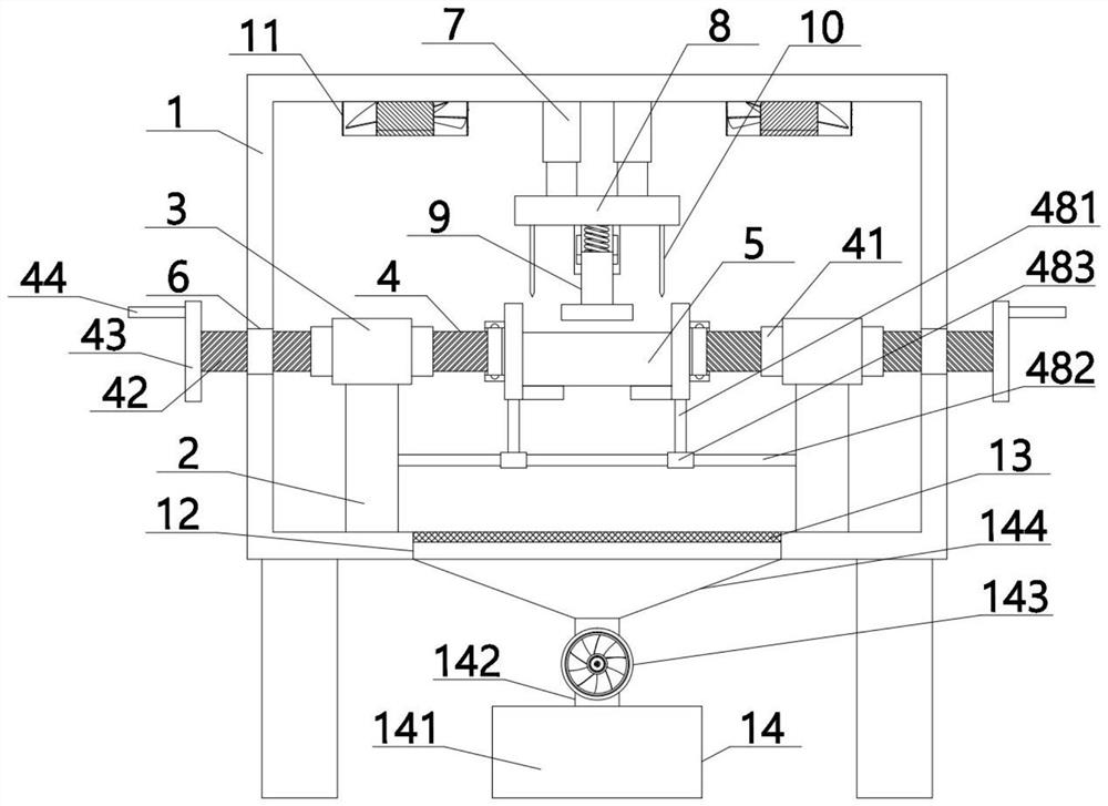 High-strength solid silica gel processing device and preparation method thereof