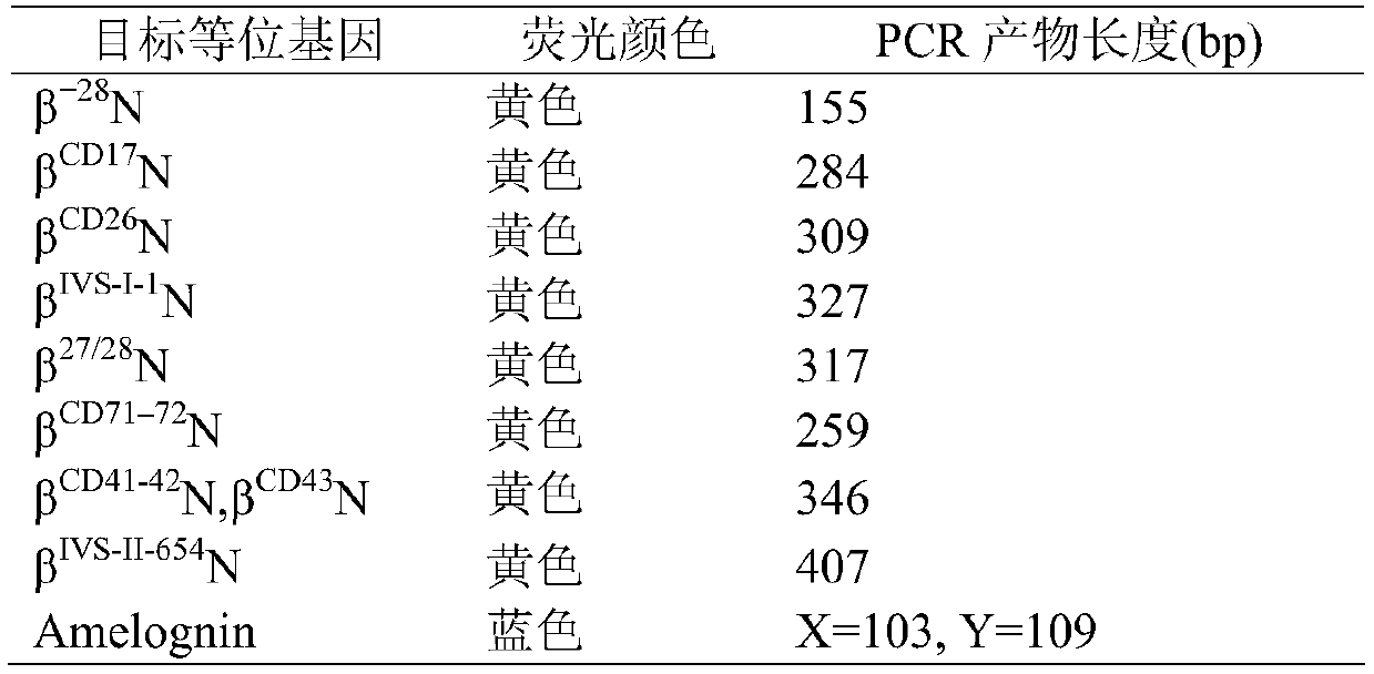 A kit for rapid detection of common β-thalassaemia mutant alleles in Chinese population