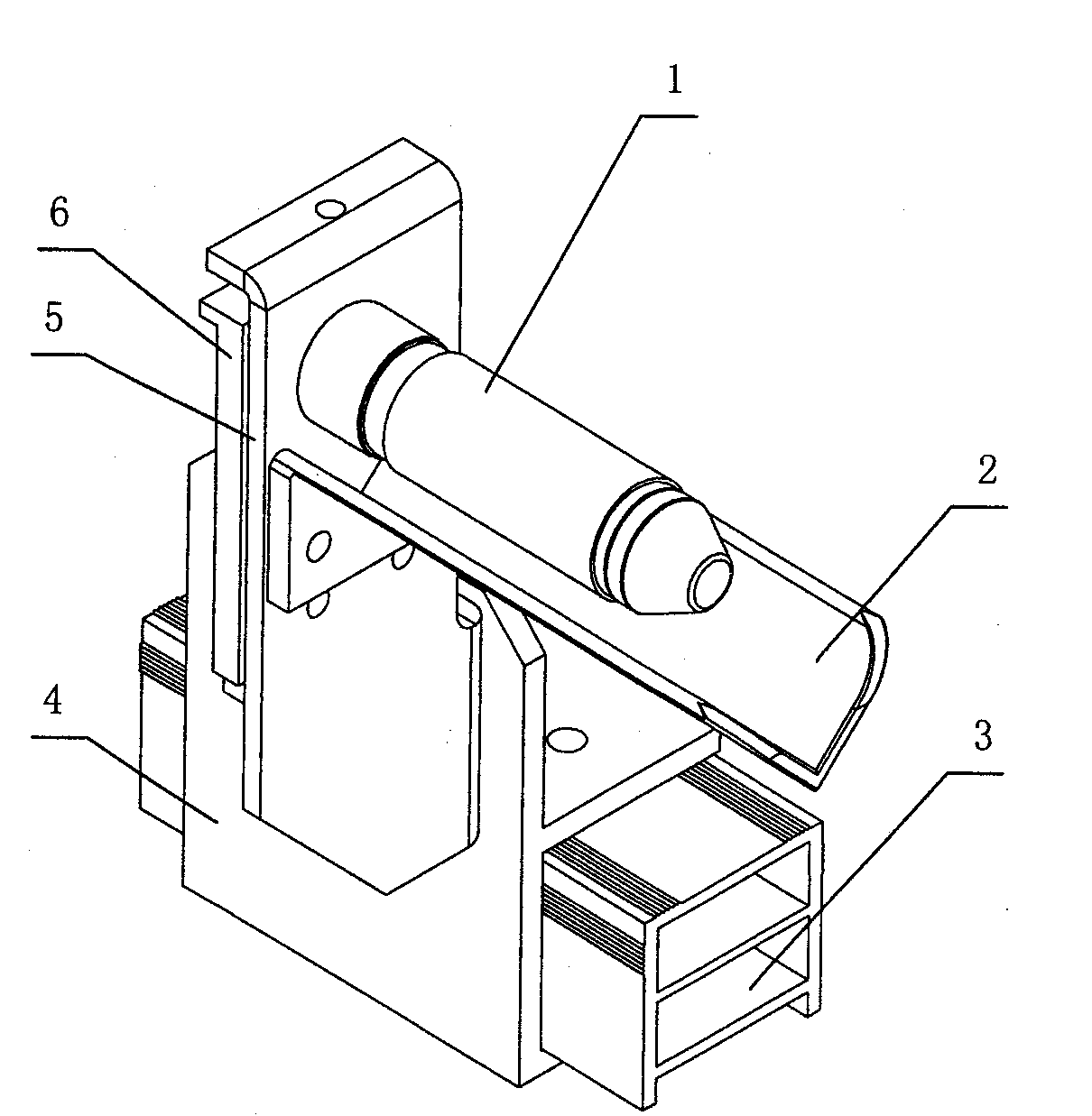 Single-layer cloth plain cloth device of computer quilting embroidery machine