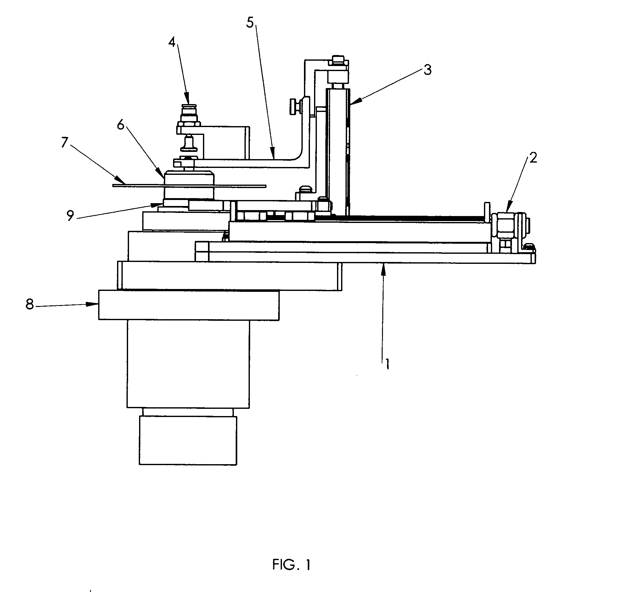 Automated disk clamping method for spinstand for testing magnetic heads and disks