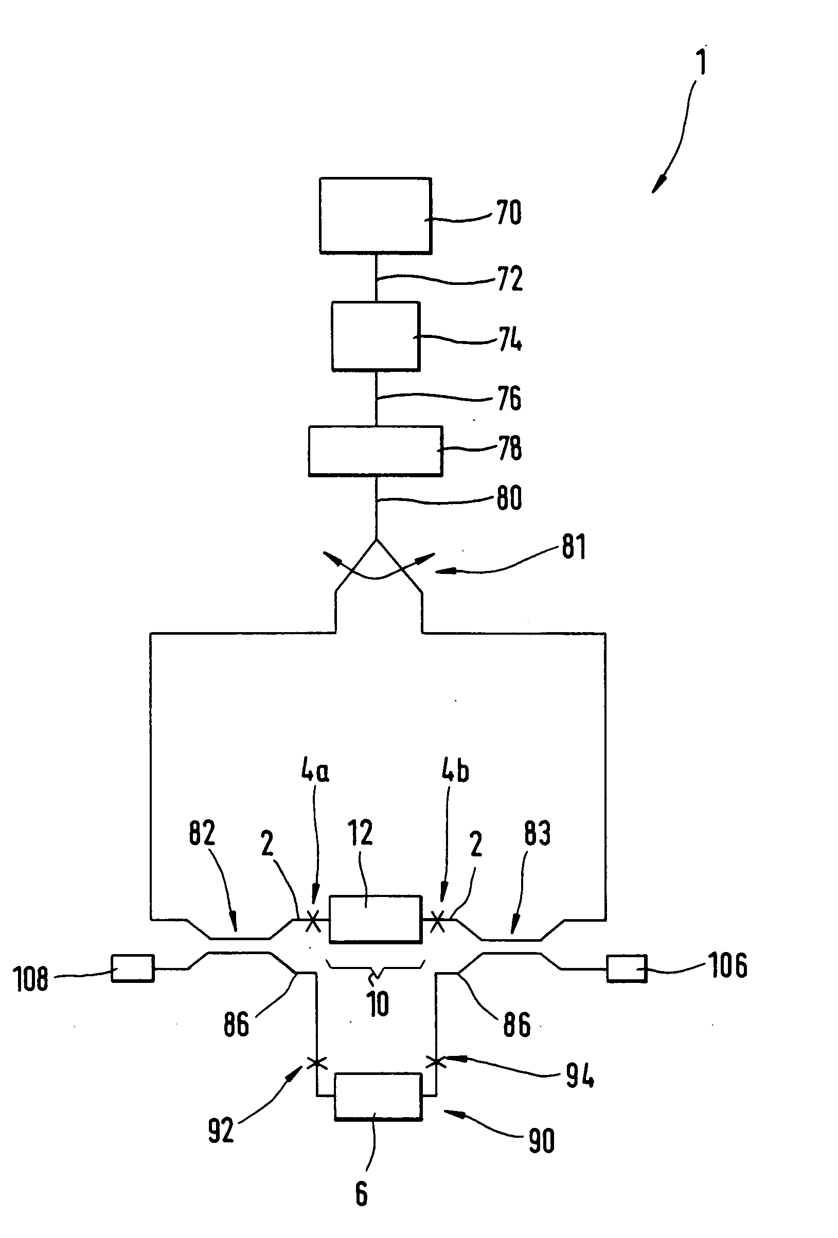 Determination of optical properties of a device under test in both directions in transmission and in reflection