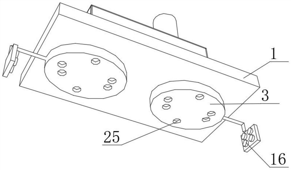 Traditional Chinese medicine ophthalmology physiotherapy device for implementing moxibustion therapy on acupuncture points